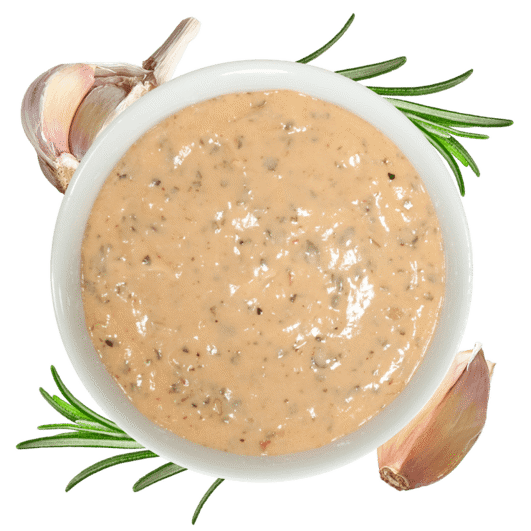 Selection of Hot Head Burritos signature sauces from mild to spicy