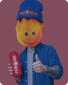 Official Hot Head Burritos merchandise including apparel and accessories