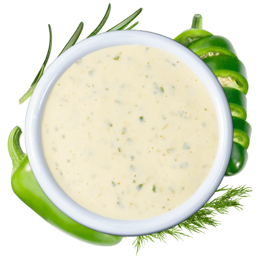 Hot Head Burritos Jalapeño Ranch sauce bottle