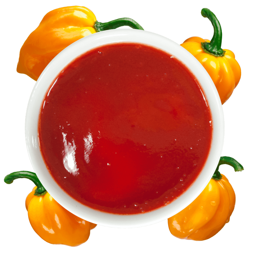 Hot Head Burritos Straight Habanero sauce bottle